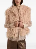Forte Forte shaggy faux-fur vest - Pink