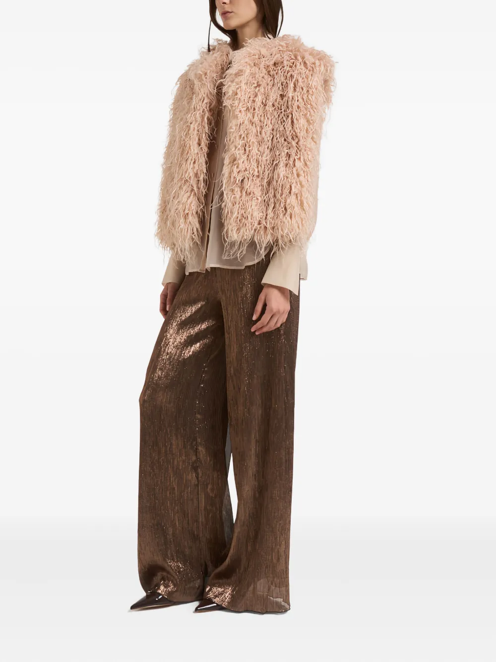 Forte Forte shaggy faux-fur vest | Waistcoats & Gilets | Image 2