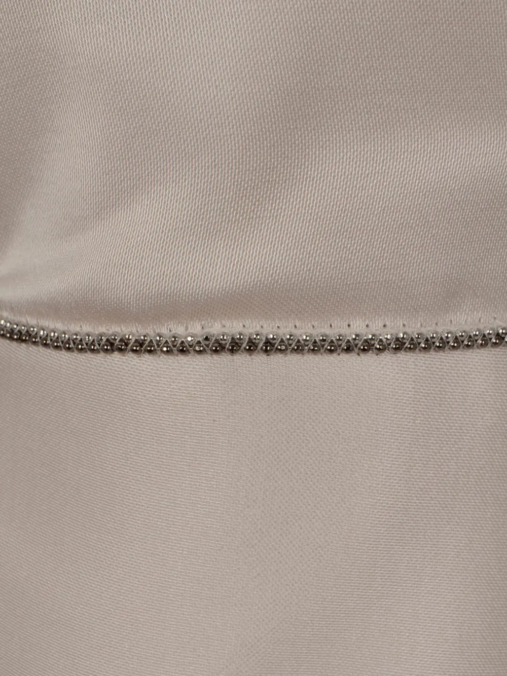 Peserico Studded-trim Shirt In Neutral
