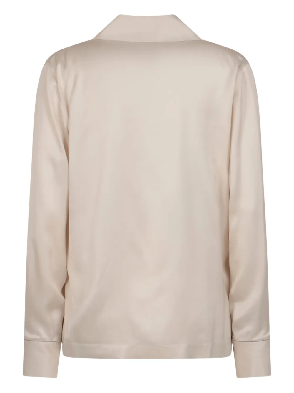 Peserico Studded-trim Shirt In Neutral