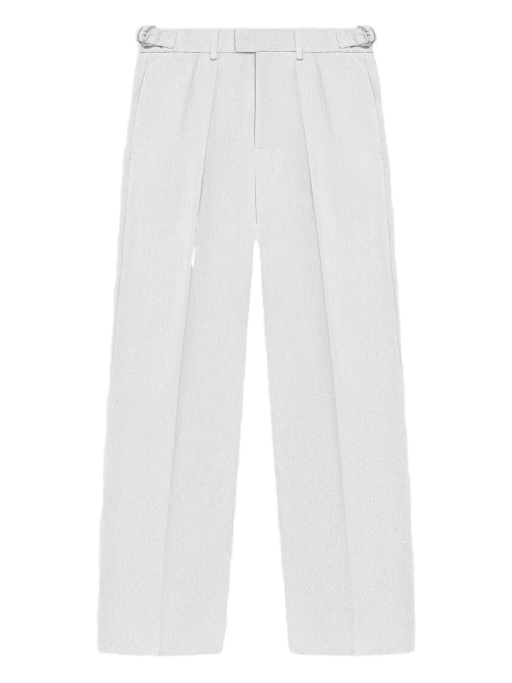 Manière De Voir Pierre Pleat Tailored Trousers In White