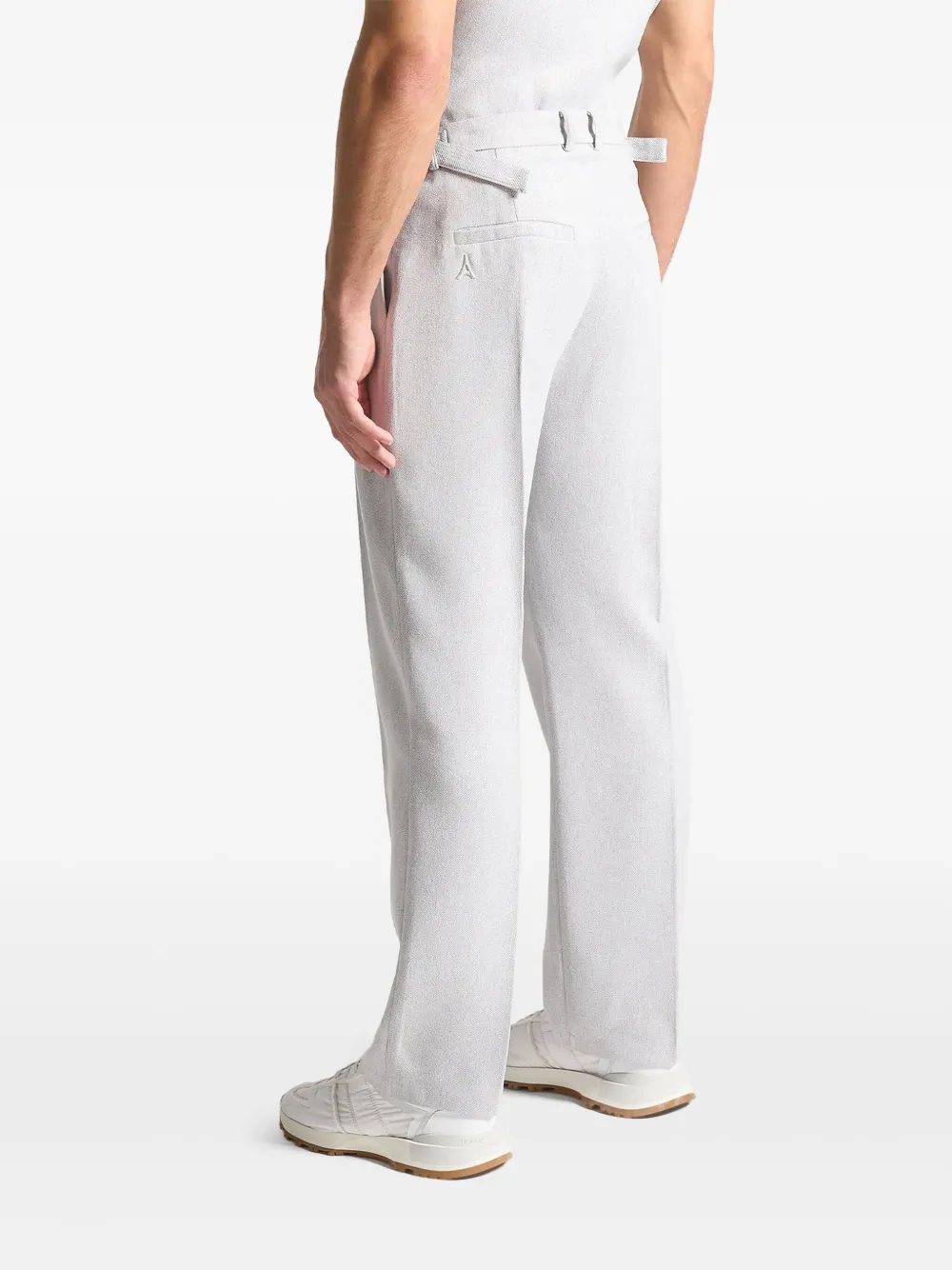 Manière De Voir Pierre pantalon met plooien Grijs