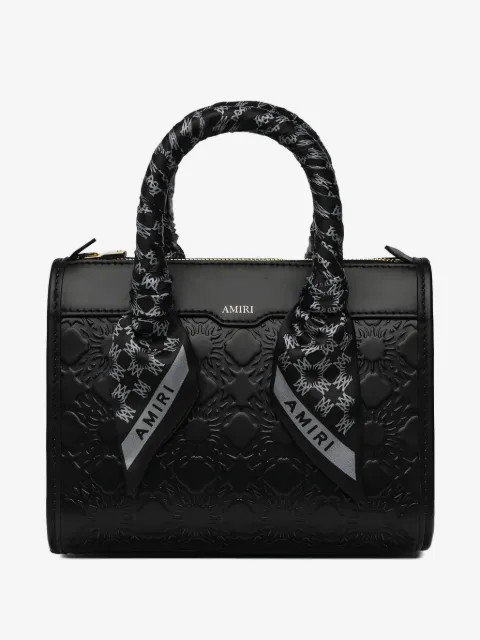 AMIRI Ma Quad Micro Triangle embossed tote bag