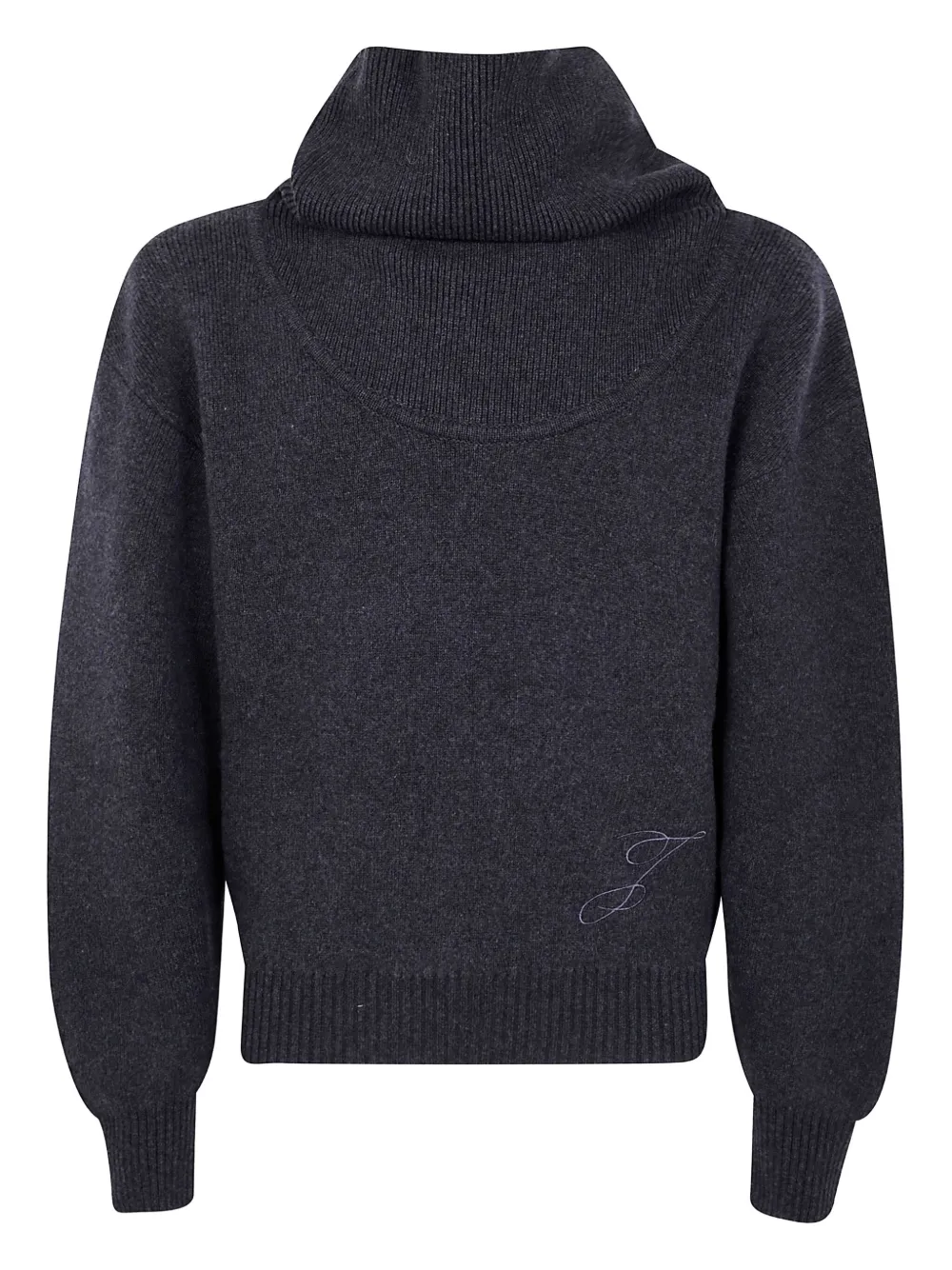 Jacquemus logo-embroidered wool sweater | Grey | Image 1