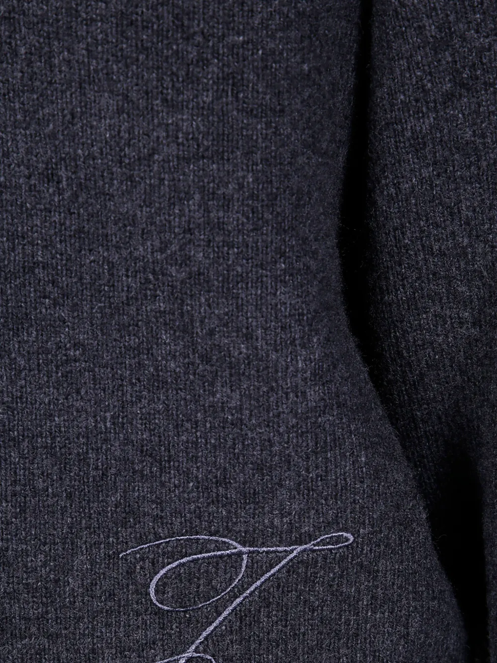 Jacquemus Trui met geborduurd logo Grijs