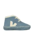 VEJA Kids lace-up suede boots - Blue