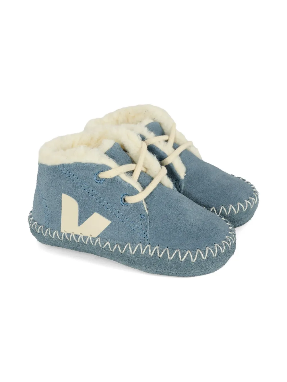 VEJA Kids lace-up suede boots | Image 2