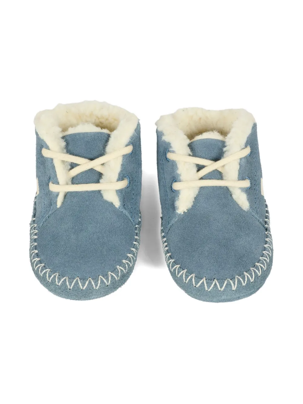 VEJA Kids lace-up suede boots Blue