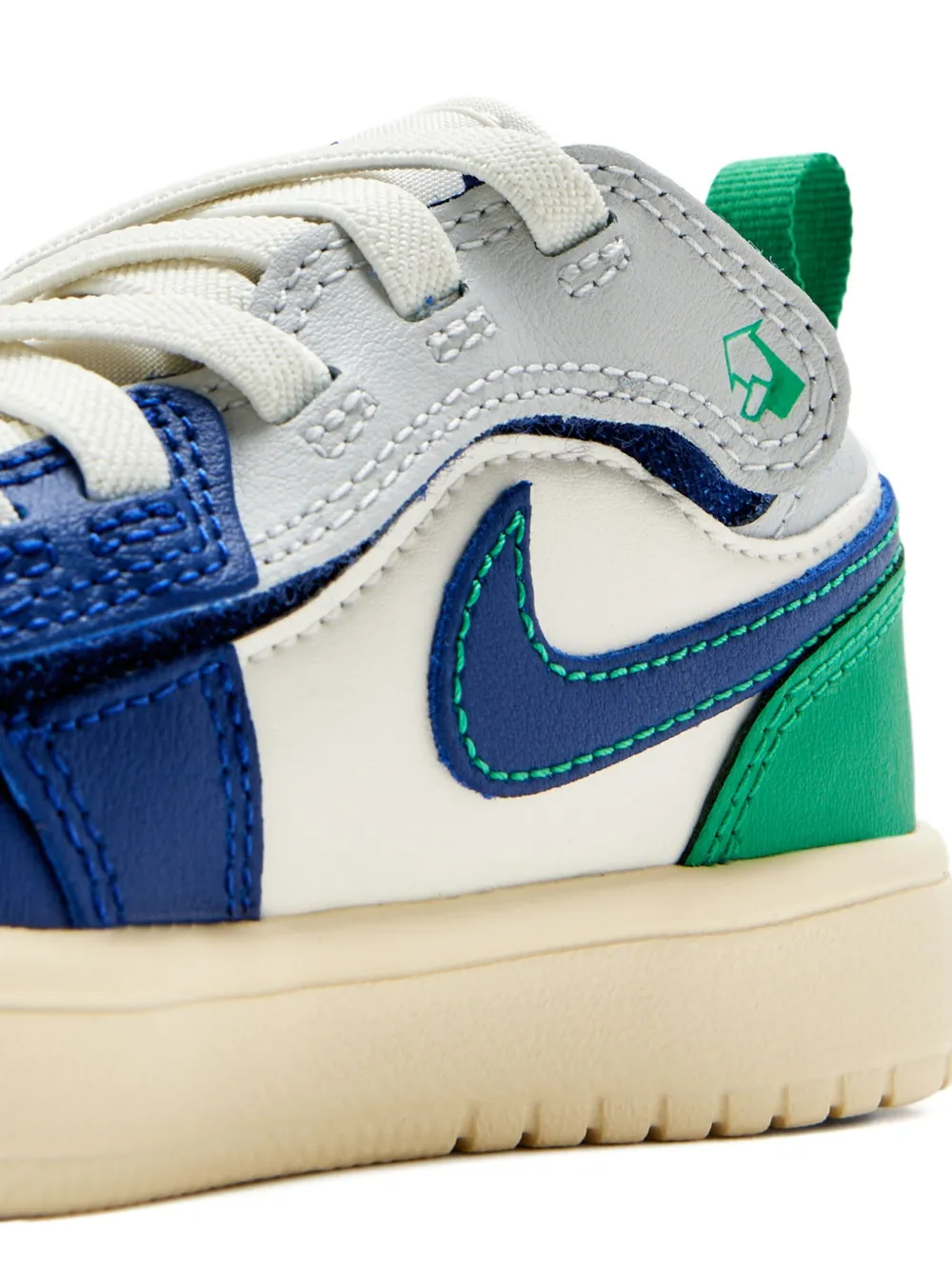 Nike Jordan 1 Low Alt Colour-block Sneakers In Blue