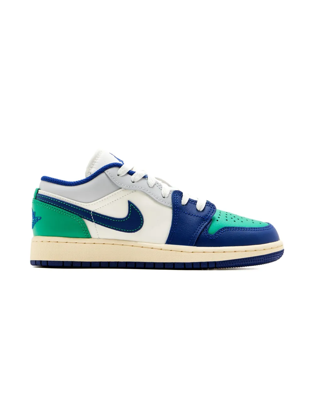 Nike Kids Air Jordan 1 Low leather sneakers | Blue | Image 1