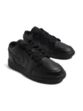 Nike Kids Air Jordan 1 Low leather sneakers - Black
