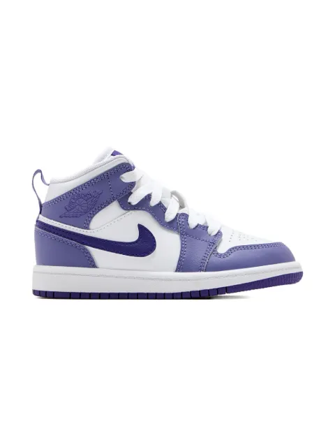 Nike Kids Jordan 1 Mid lace-up sneakers 