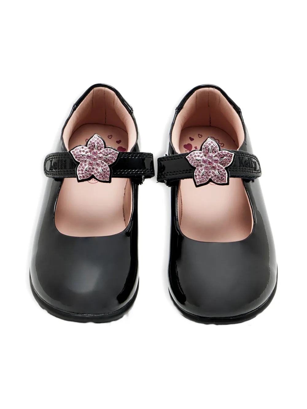 Lelli Kelly patent-leather bow ballet flats Black