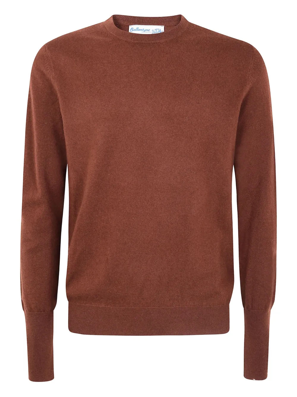 Ballantyne Crew-neck Cashmere Sweater In Brown