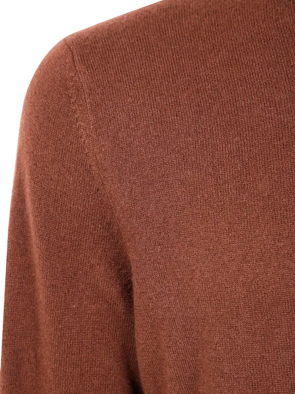 Ballantyne crew-neck Cashmere Sweater | Brown | FARFETCH CA