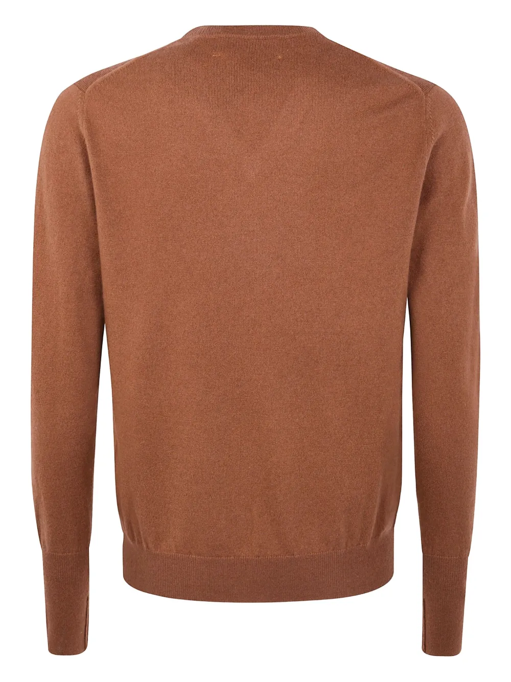 Ballantyne diamond-pattern V-neck sweater - Bruin