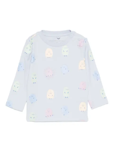 Stella McCartney Kids cartoon-print long-sleeve T-shirt
