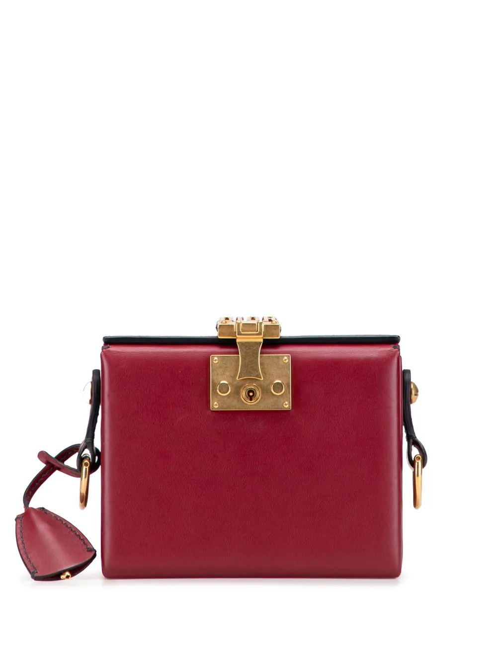 Christian Dior Pre-Owned 2017 Lambskin Dioraddict Lockbox crossbody bag | Red | Image 1
