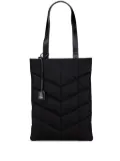 Saint Laurent Pre-Owned 2022 Nylon Tall Puffer tote bag - Black