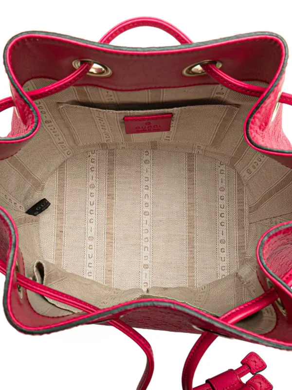 Gucci Pre-Owned Borsa a Secchiello Diamante Bright In Pelle 2016