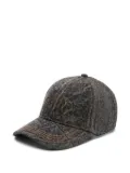 GANNI embroidered baseball cap - Black