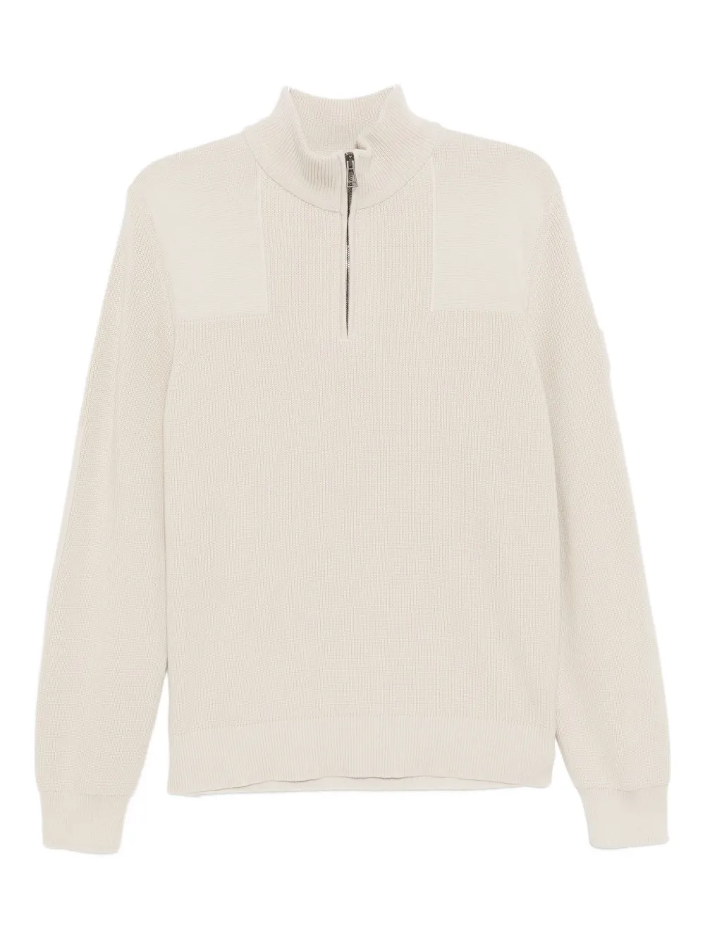Belstaff Commander Zip-up Jumper In Neutral