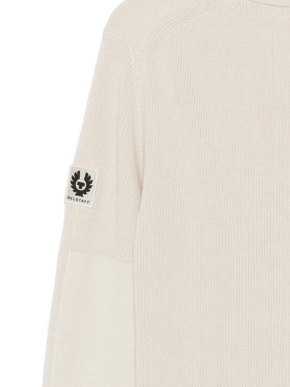 Belstaff Commander Zip-up Jumper In Neutral