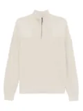 Belstaff Commander zip-up jumper - Neutrals