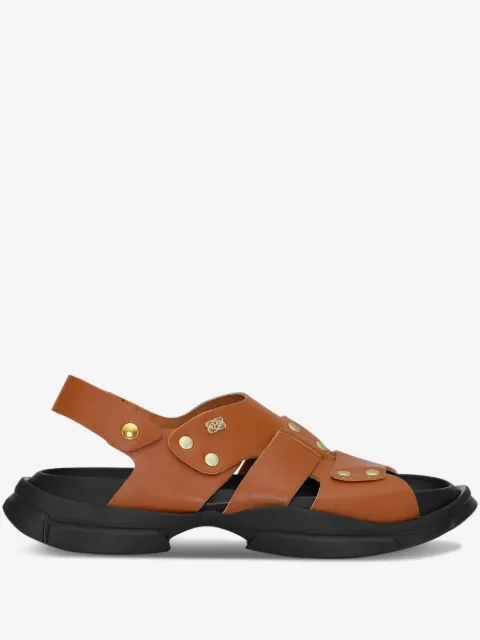 GANNI flade sandaler med nitter