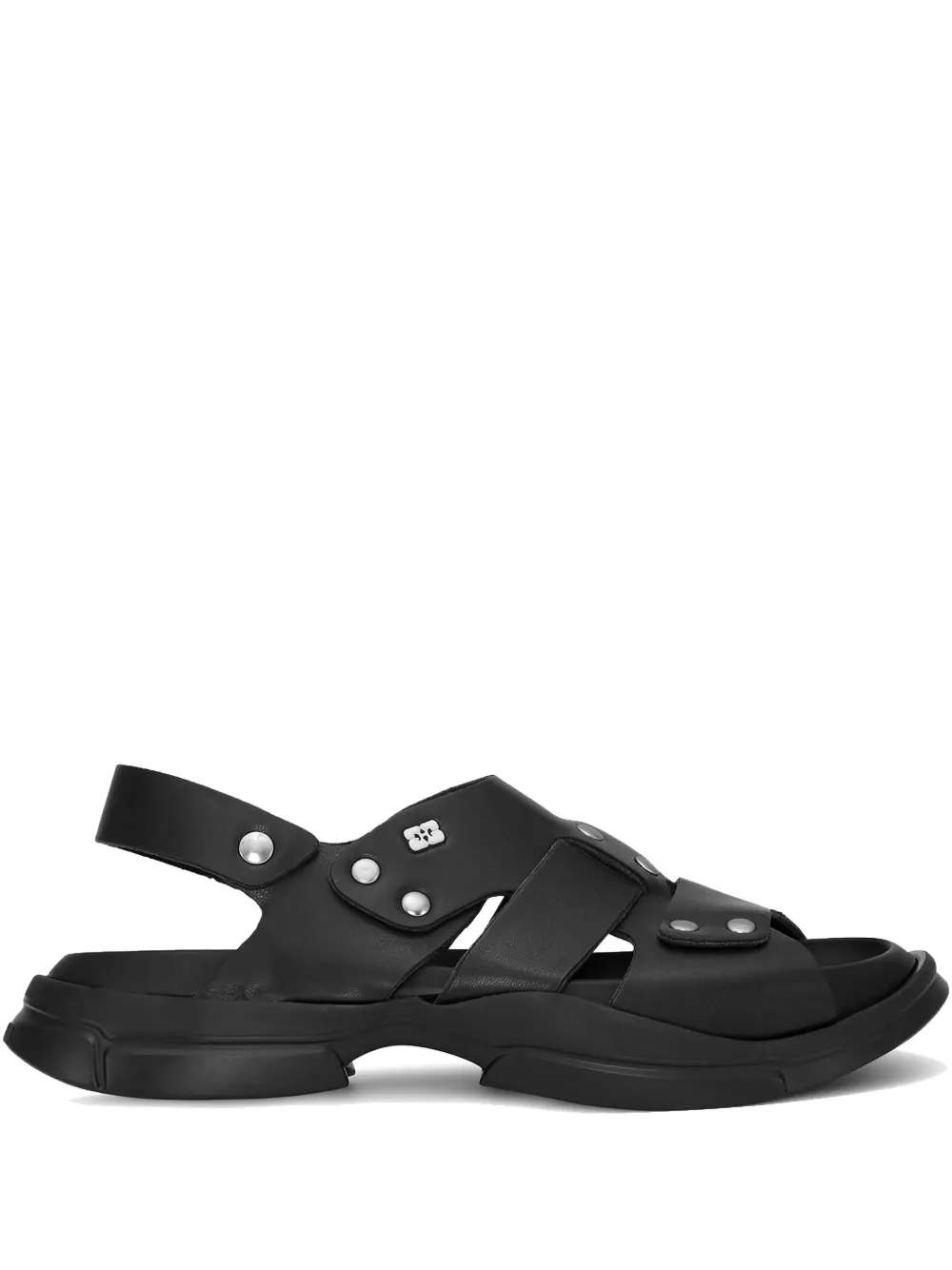 GANNI Sandalen met studs Zwart