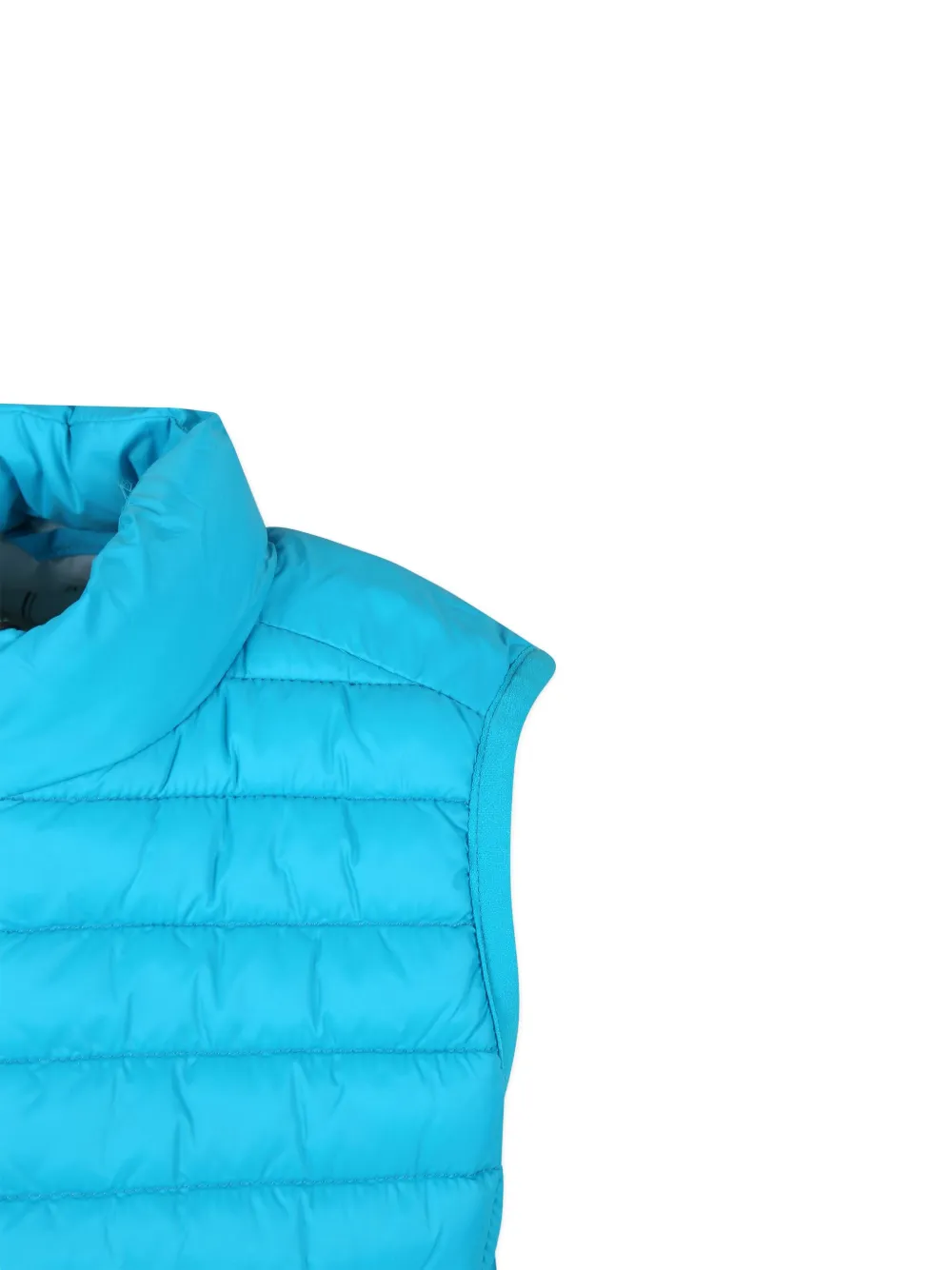 Save The Duck Blue Fluo Vest For Boy With Logo In Blue