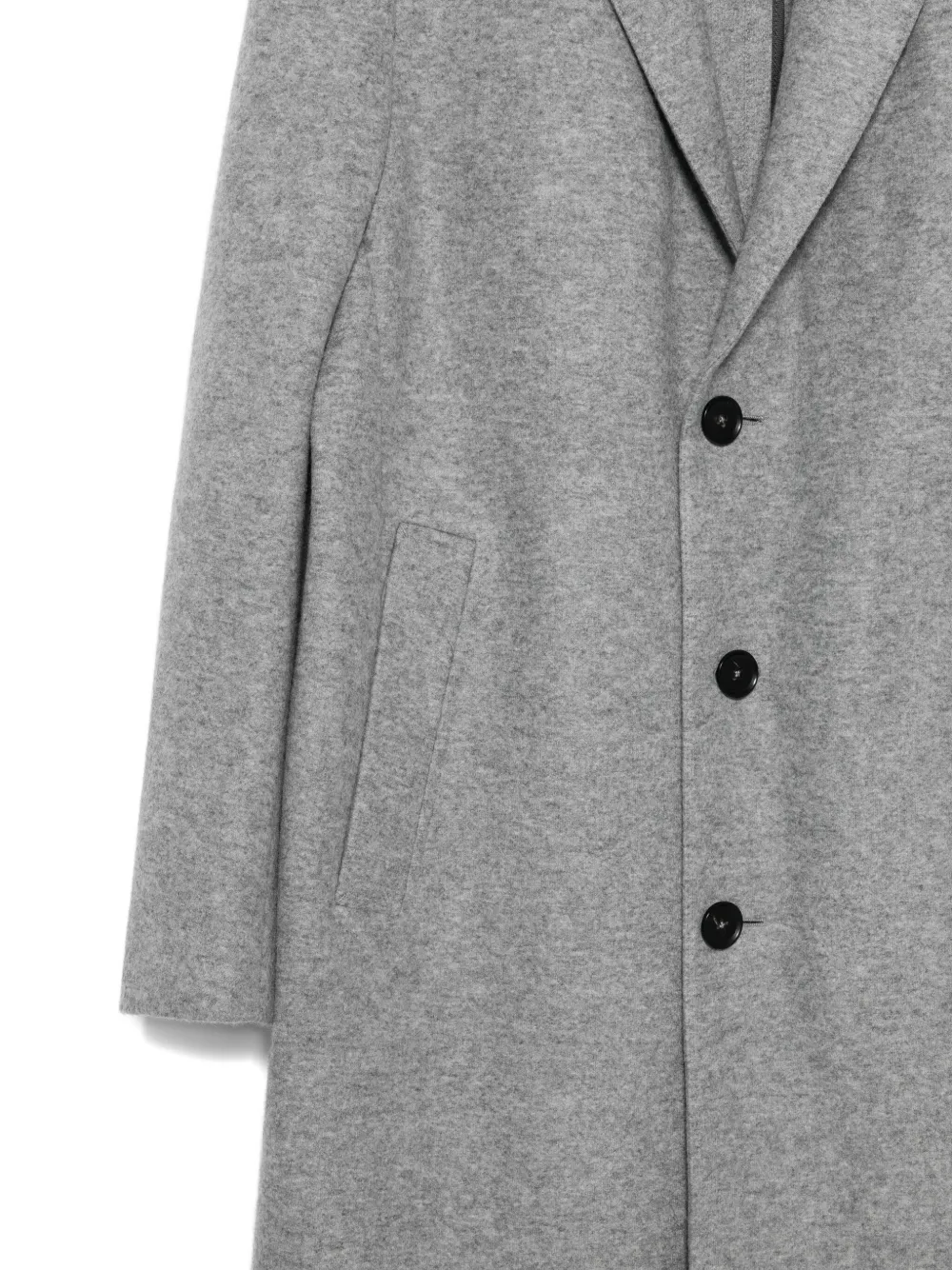 Zegna Wollen jas Grijs