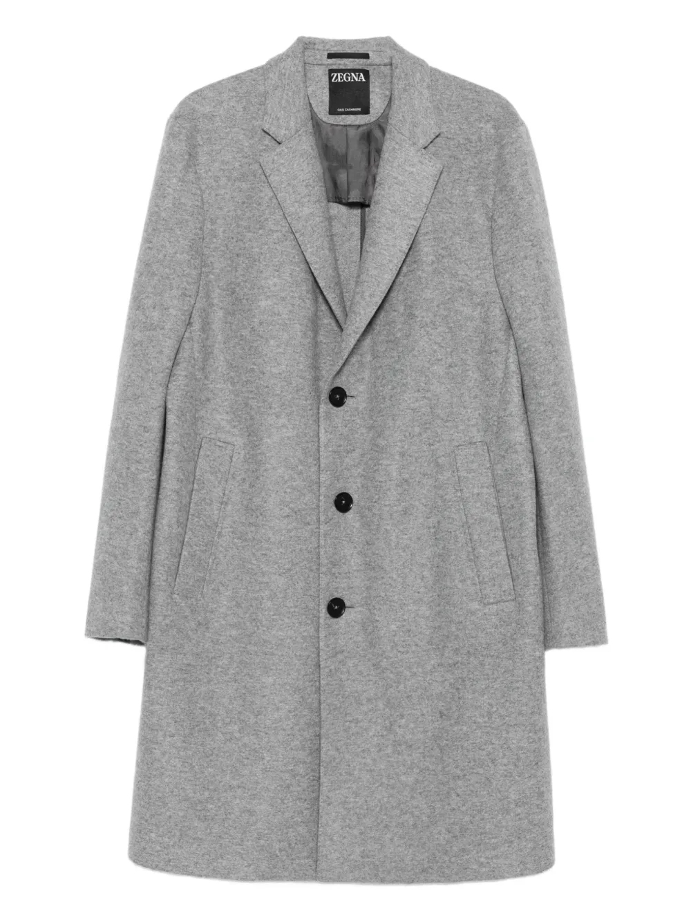 Zegna abrigo de lana con botones | gris | Image 1