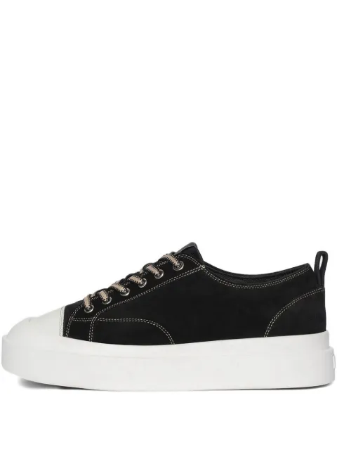 Manière De Voir Vienna contrast-stitch suede sneakers