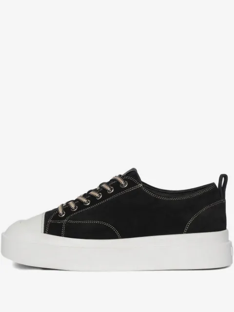 Manière De Voir vienna sneakers i ruskind med kontrastsyninger