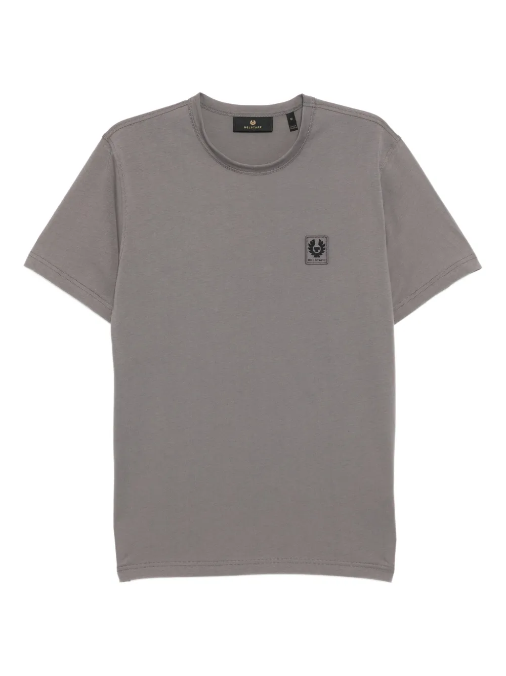 Belstaff logo-appliqué cotton T-shirt | Grey | Image 1
