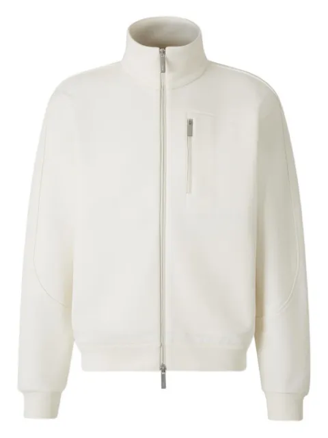 Laminar zip-pocket sweatshirt