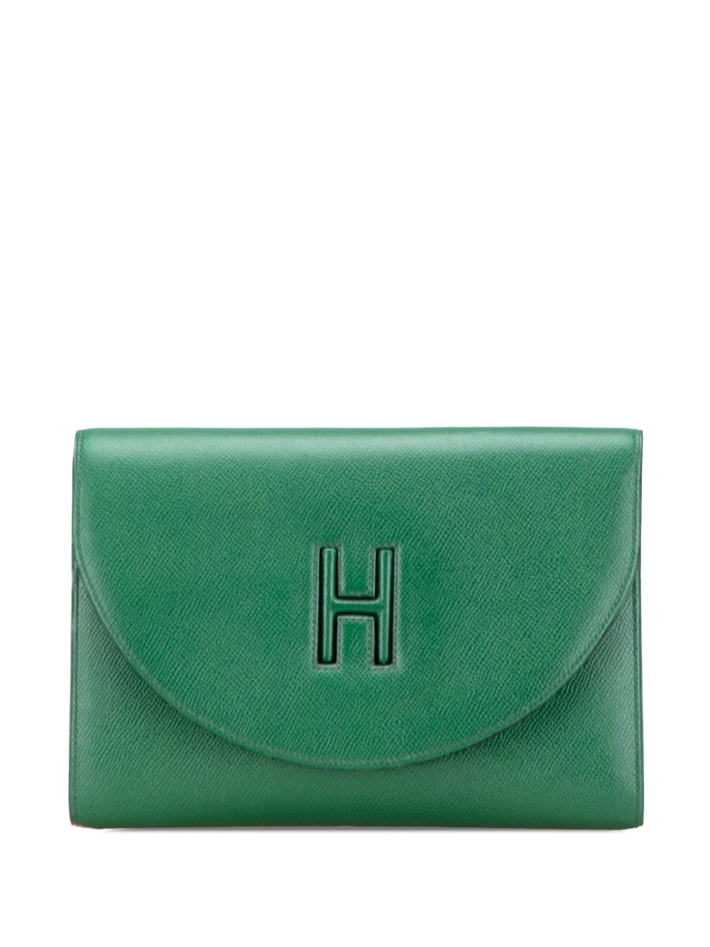 Hermès Pre-Owned 1989 エプソン H ガイネ クラッチバッグ | グリーン | Image 1