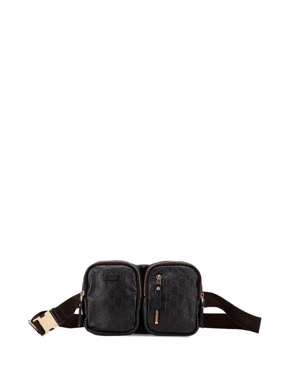 Gucci Pre-Owned 2000-2015 Guccissima belt bag | Black | Image 1