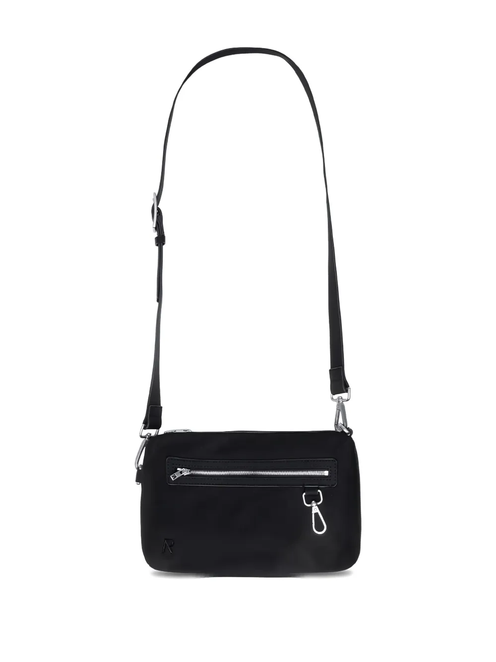 Represent logo-plaque shoulder bag - Zwart