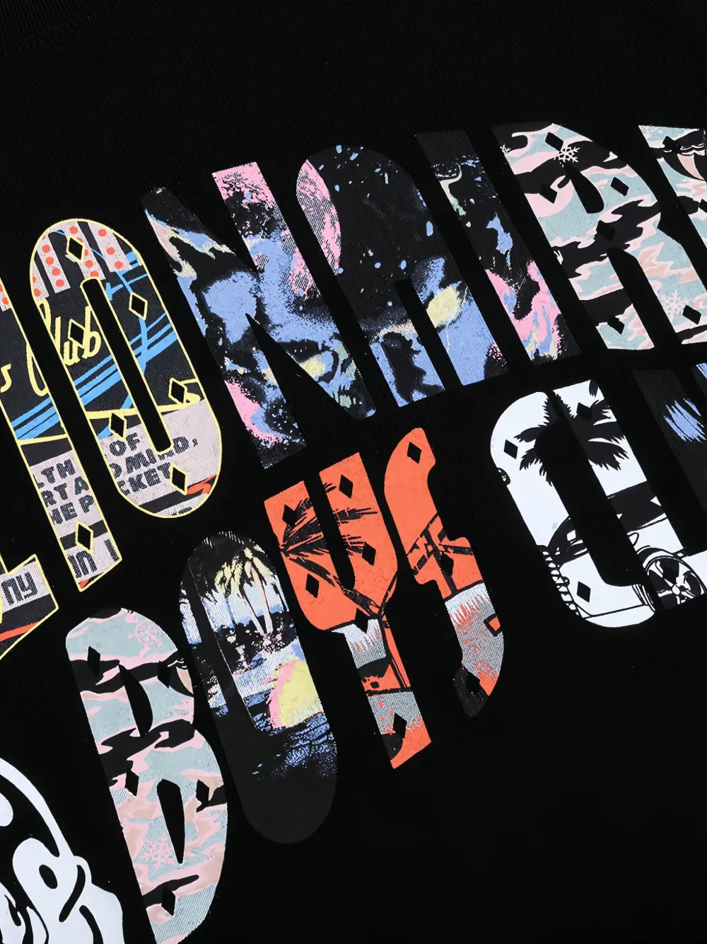 Billionaire Boys Club Multiverse T-shirt met astronaut-logo en grafische print Zwart