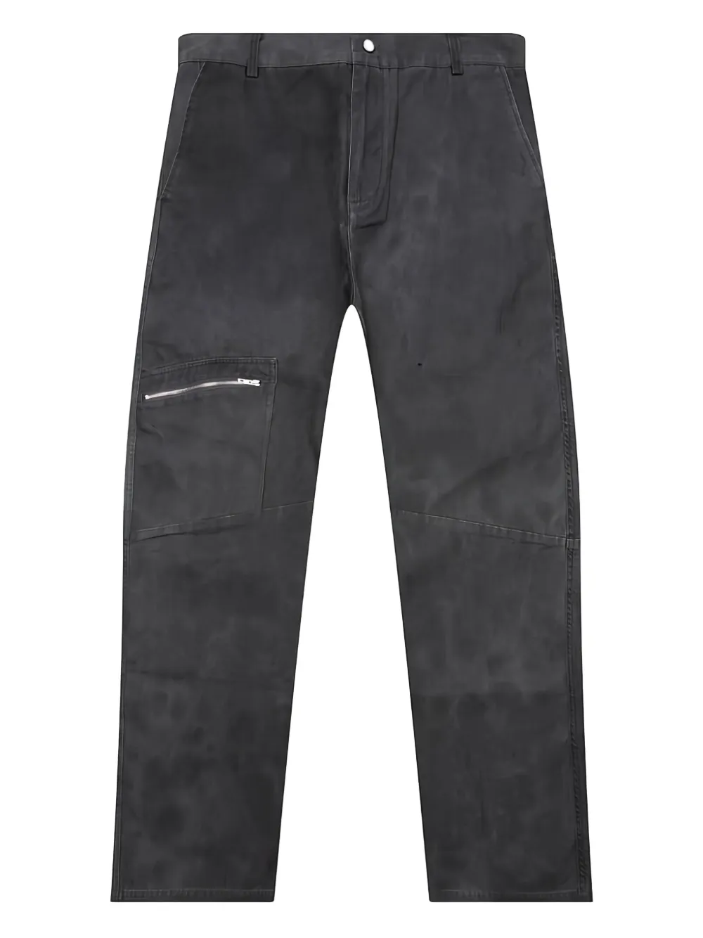Represent washed cotton trousers | Grey | Image 1