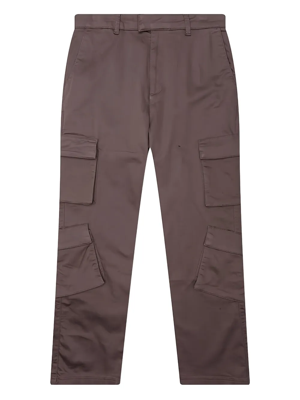 Represent cargo flap-pocket trousers | Brown | Image 1