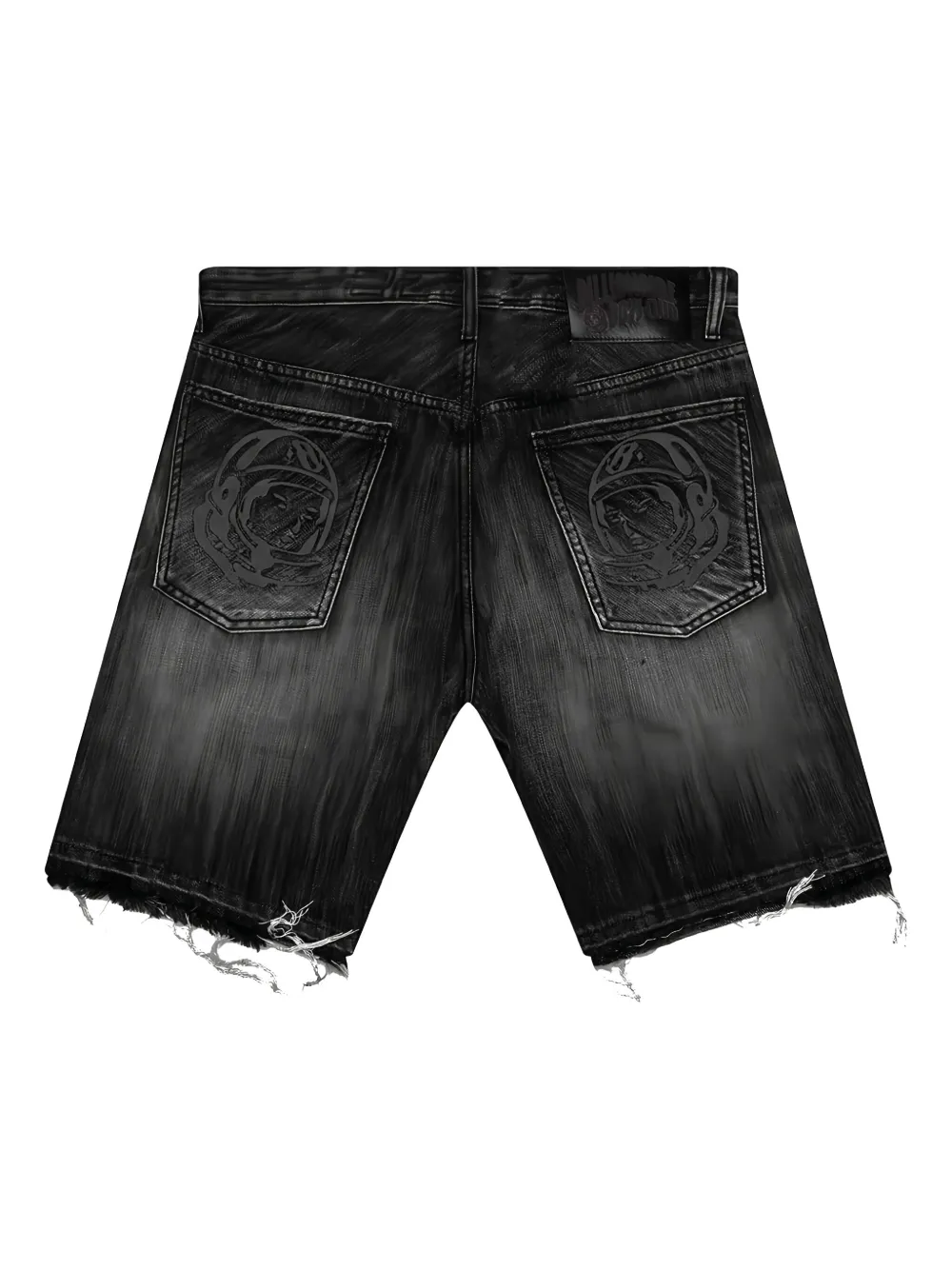 Billionaire Boys Club embroidered-patch frayed denim shorts | Denim Shorts | Image 2