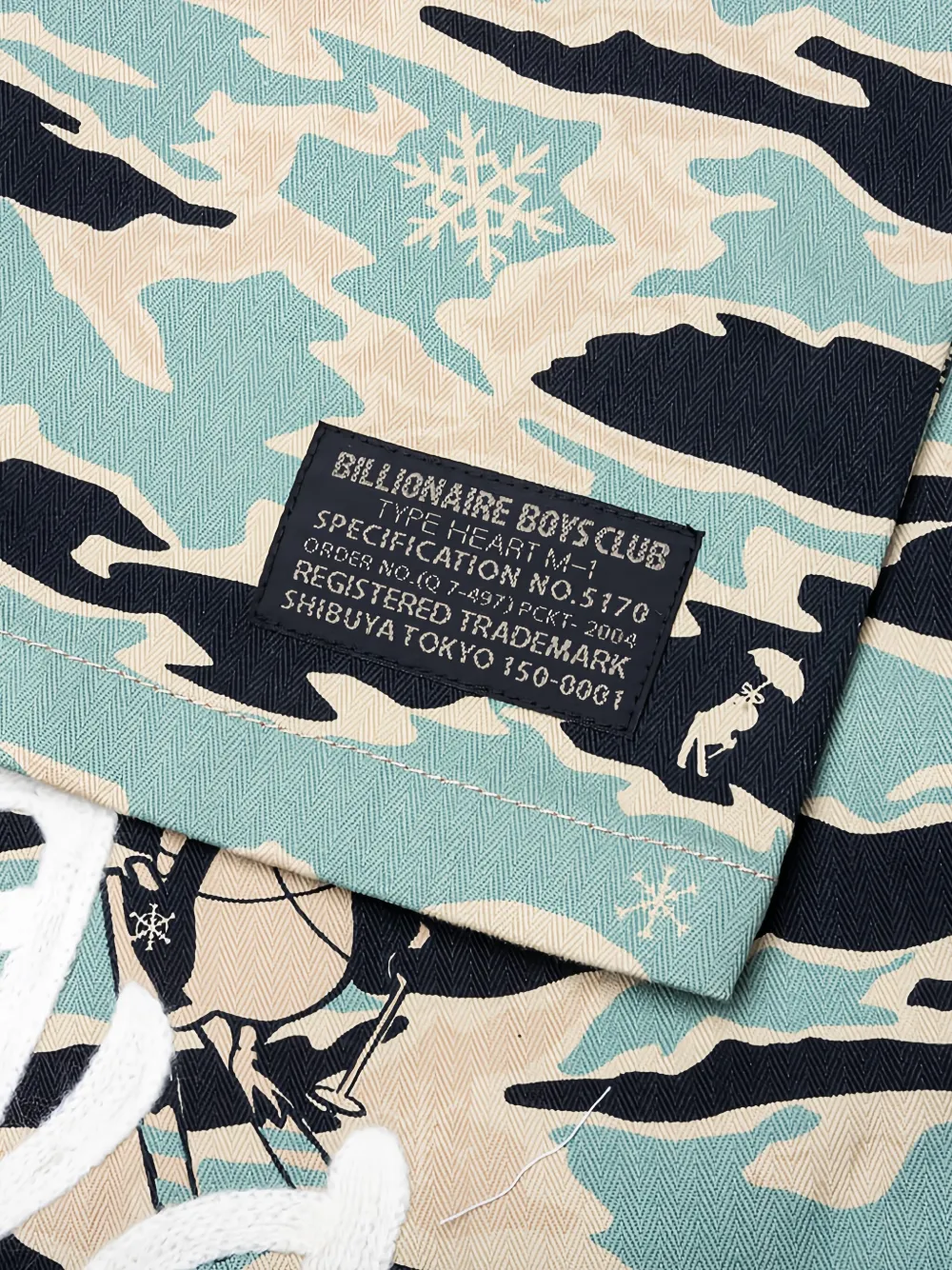 Billionaire Boys Club Bb Tiger Camo Cotton Camp Shirt In Multi