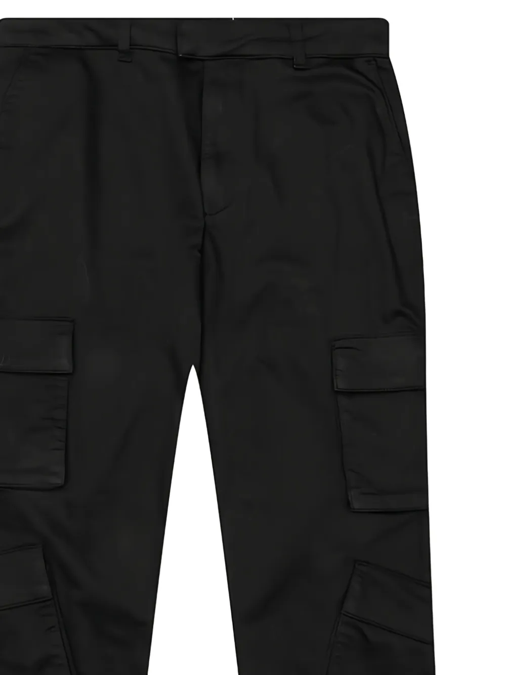 Represent Broek met cargo zak Zwart