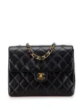 CHANEL Pre-Owned 1991-1994 Square Quilted Lambskin Single Flap shoulder bag - Black