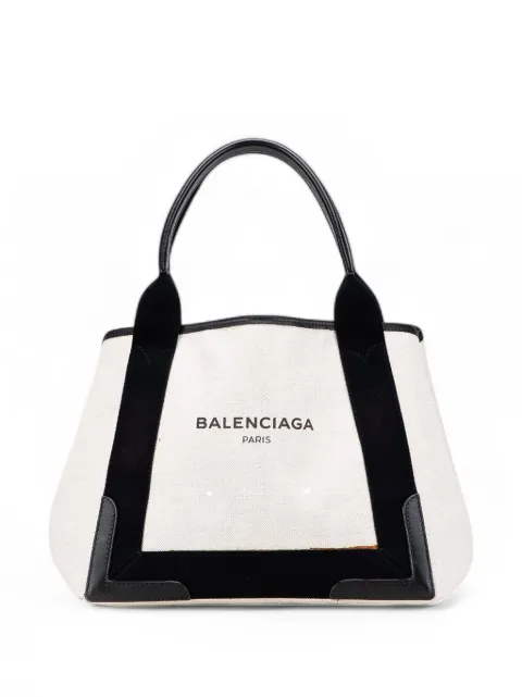 Balenciaga Pre-Owned 2017 Canvas Navy Cabas S tote bag