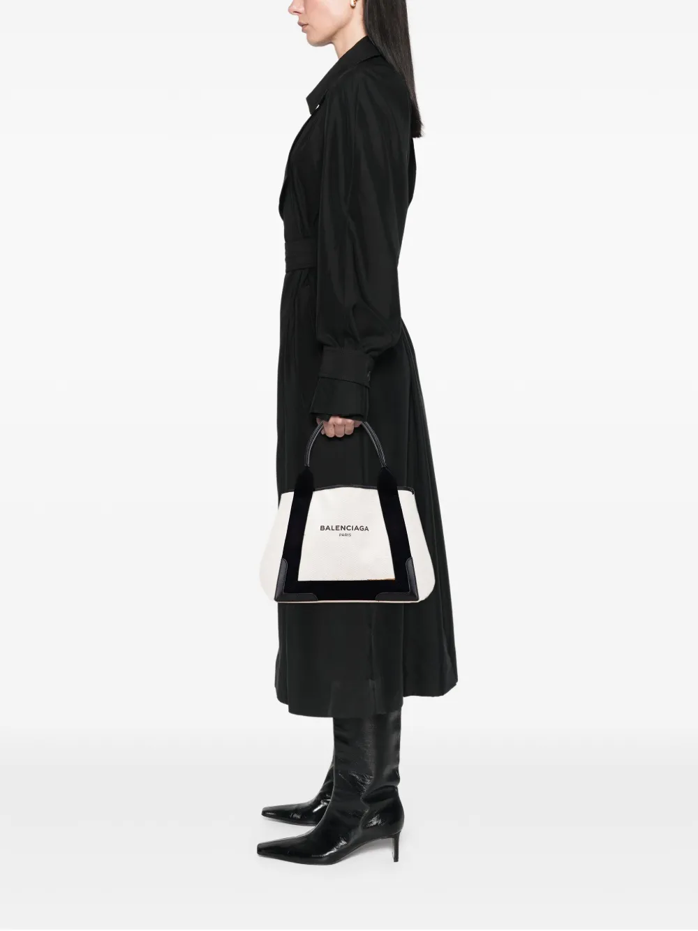 Balenciaga Pre-Owned 2017 Canvas Navy Cabas S tote bag | Pre-Owned | Image 2