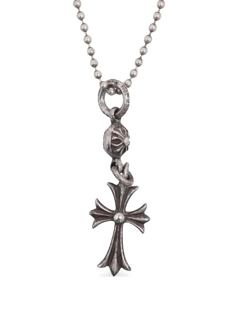 Chrome Hearts cross ball-chain necklace | Women | Image 2